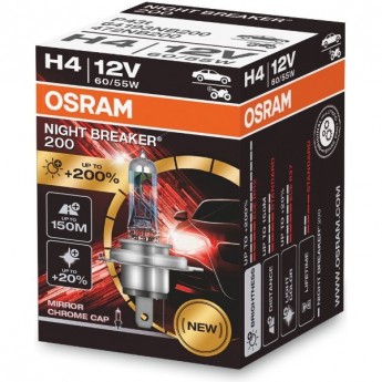 Автолампы OSRAM H4 NIGHT BREAKER 200 64193NB200