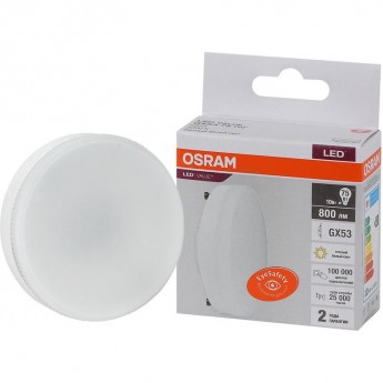 Лампа светодиодная LED OSRAM VALUE LVGX5375 10SW/830 10Вт GX53 230В 10х1